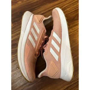Adidas Womens Duramo 9 Size 9.5 Running Shoe Dust Pink/White Style F34759